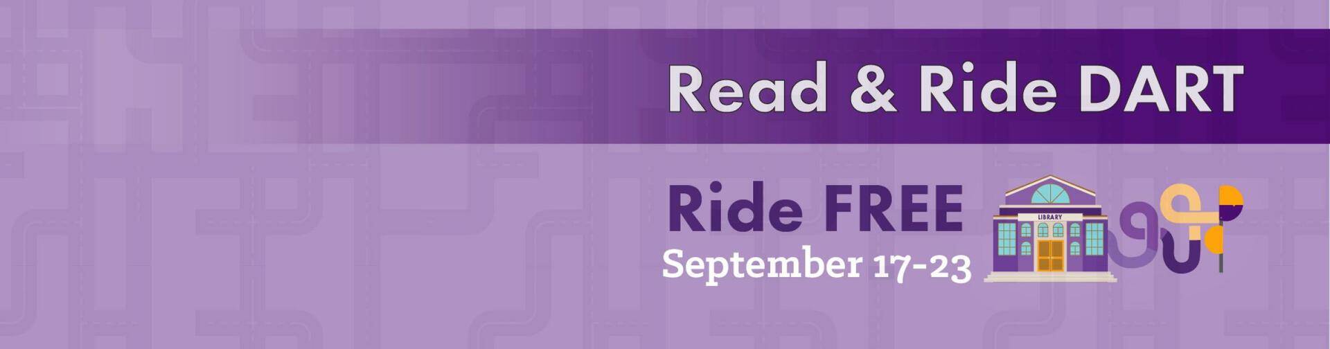 Read and Ride DART free with participating library card